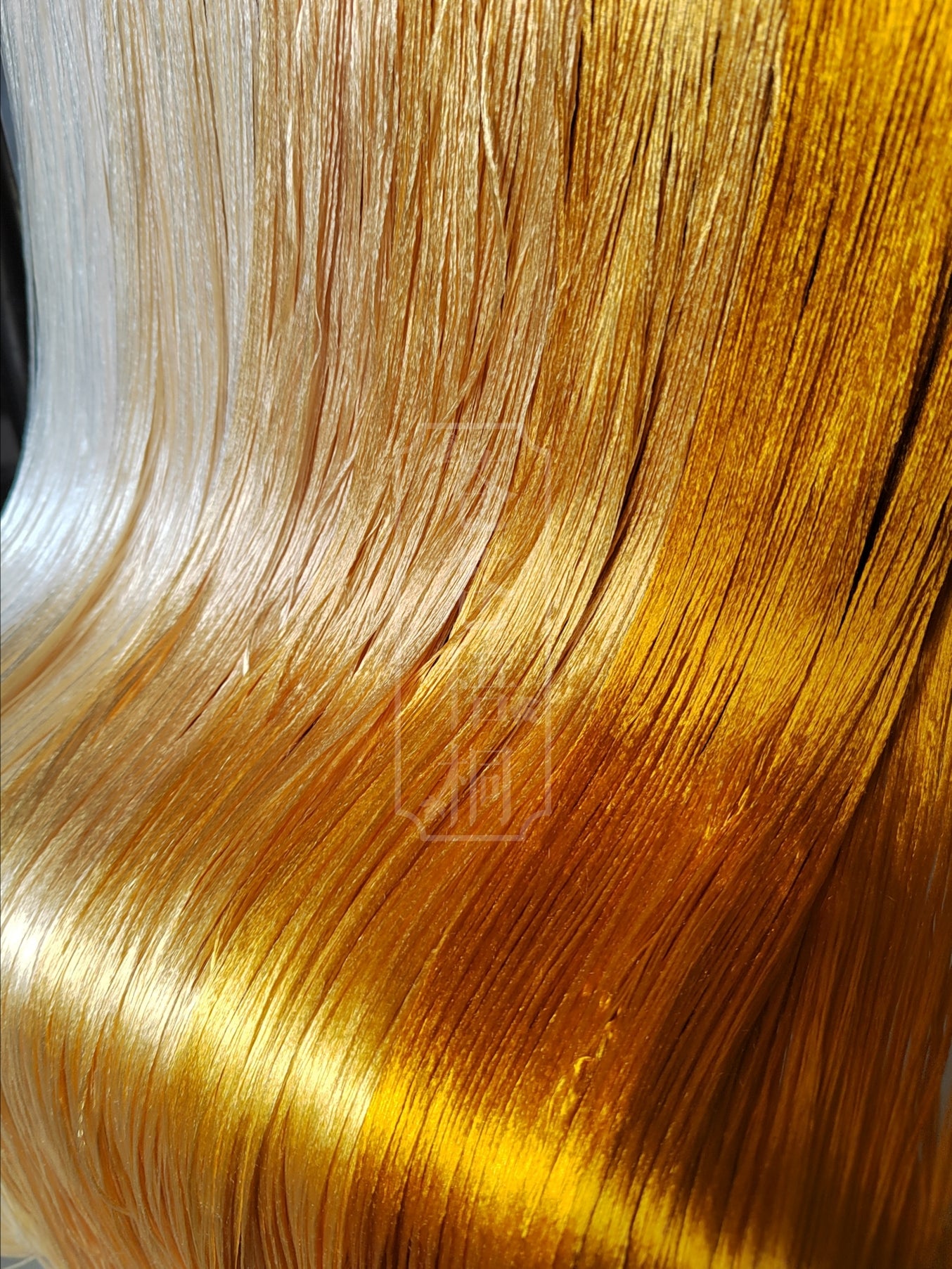 10g Suzhou Embroidery Thick Filament Slightly Twisted Mulberry Silk Thread(暗金色)