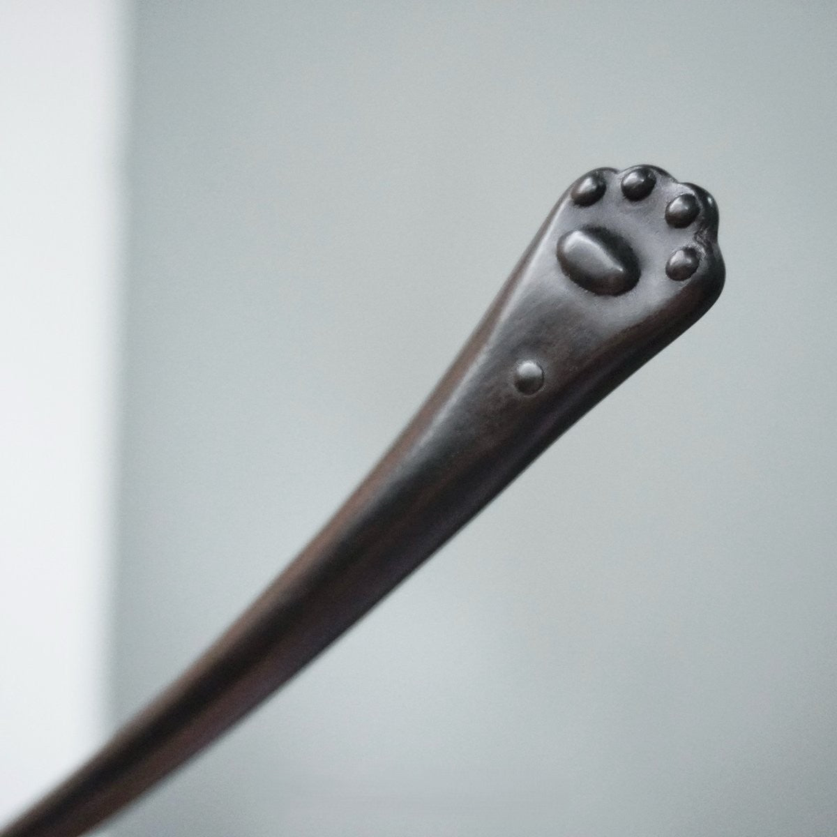 Natural African Blackwood Hair Stick - Cat Paw Design 20cm Hairpin #喵星人