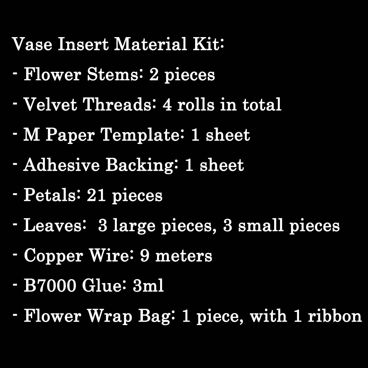 Tulip Chanhua Materials Flowers DIY Kit - Include Detailed Video Tutorial