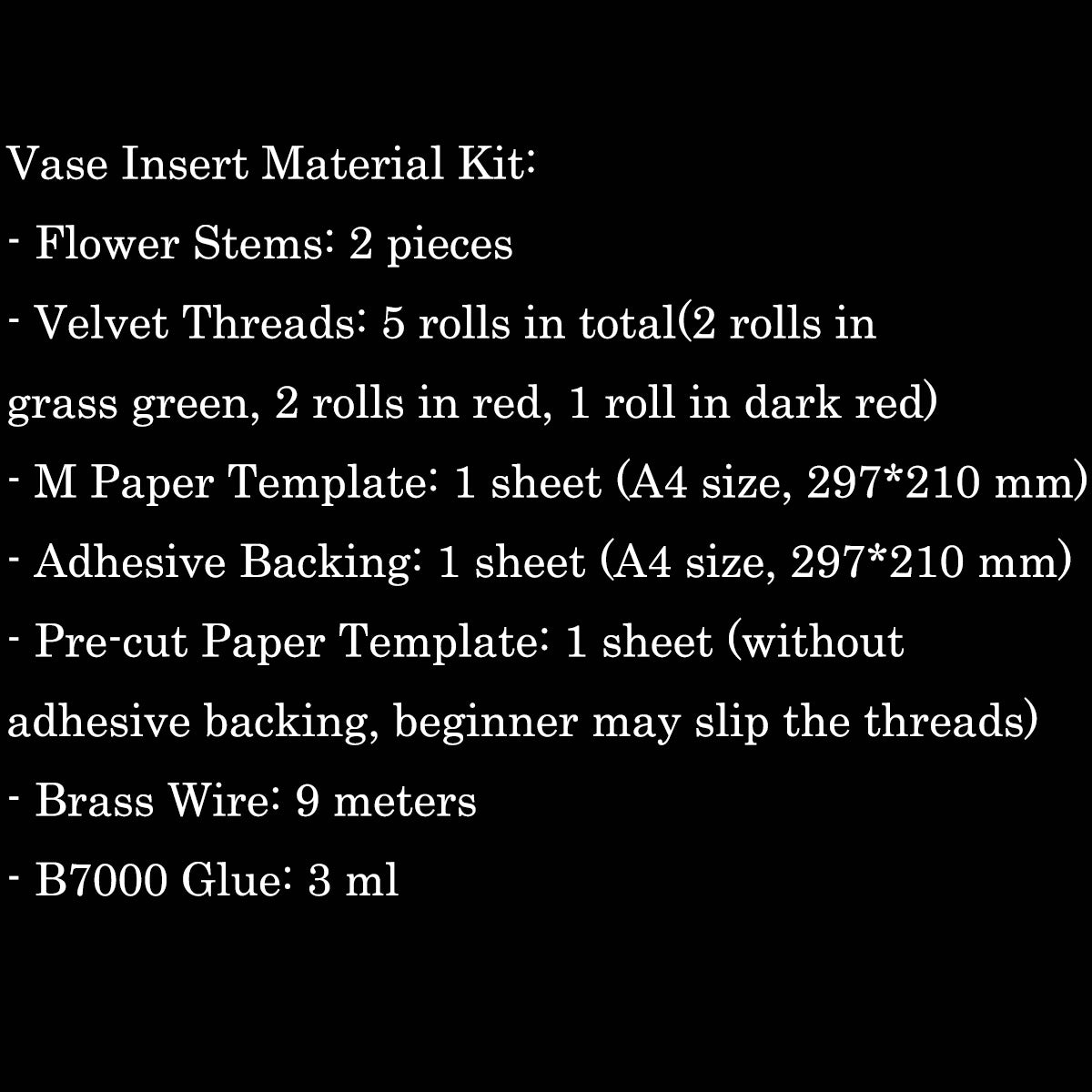 Rose Chanhua Materials Flowers Flowers DIY Kit - Include Detailed Video Tutorial