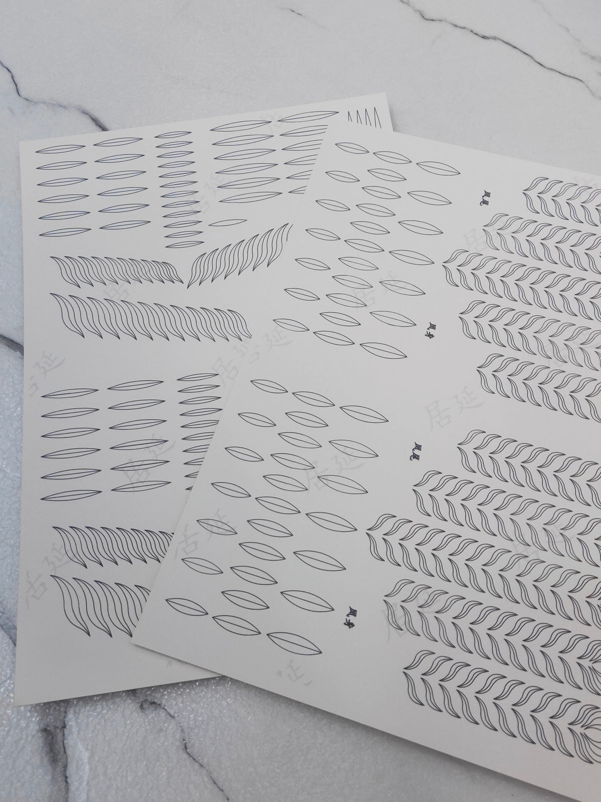 JY DIY Phoenix Chanhua Paper Template for Traditional Hair Accessories