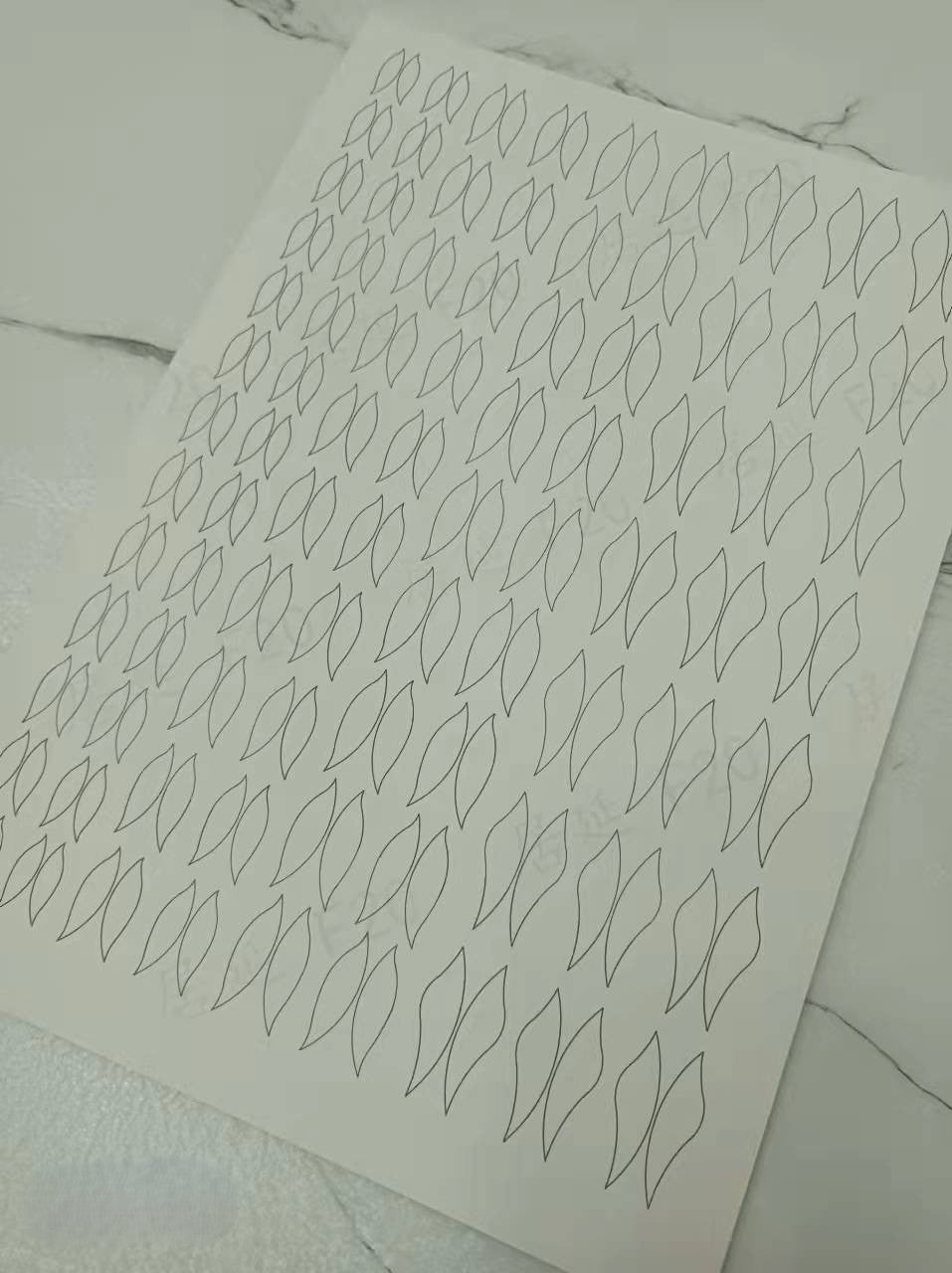 JY DIY Chanhua Paper Template for Traditional Hair Accessories - F Series