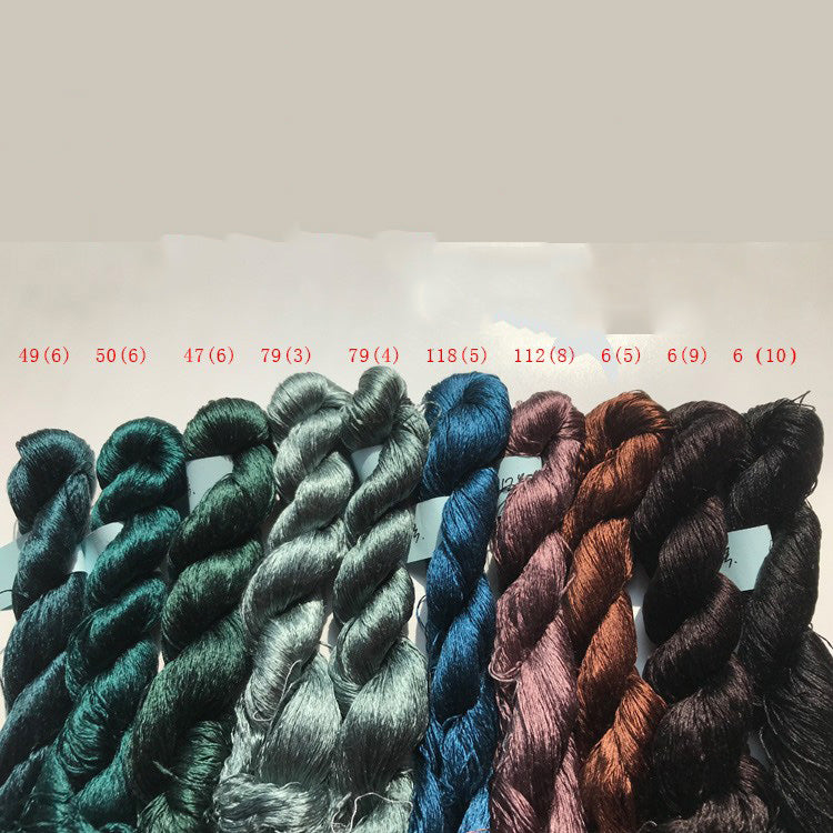 400m Suzhou Embroidery Mulberry Silk Thread(^敦煌壁画 400m*10)