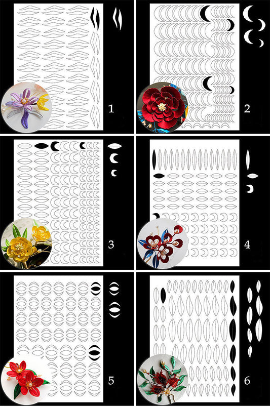 26 Chanhua Templates Pattern Hard Cardboard(Don't need cut)