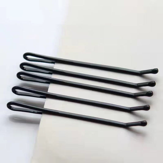 Premium Black Bobby Pins – Extra Thick & Strong Hairpins for Updos, Flyaways, and Daily Use