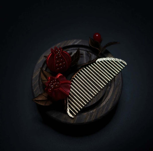 Pomegranate Bespoke Hairpin-Silk Hairpin(Chanhua)