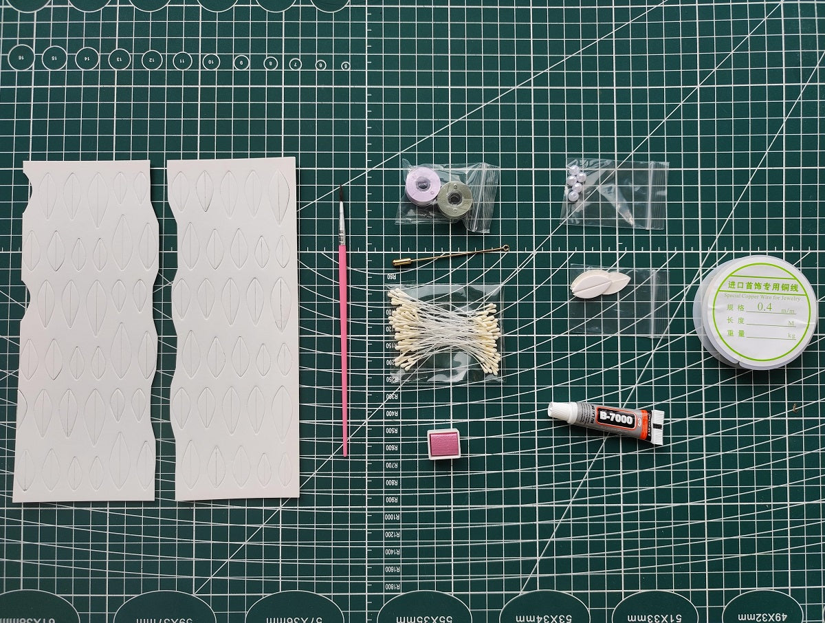 Morning Glory Brooch Chanhua Materials Flowers DIY Kit - Include Detailed Video Tutorial