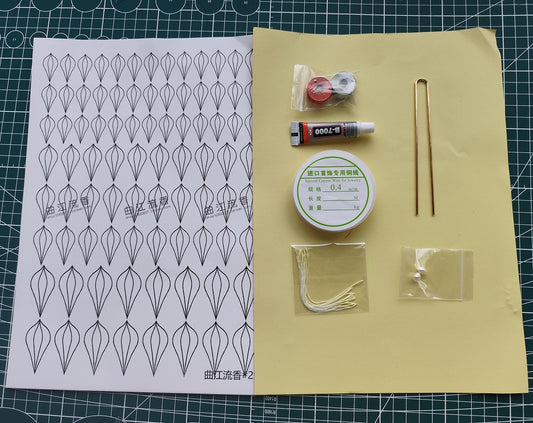 Lingxiao Flower Hairpin Chanhua Materials Flowers DIY Kit - Include Detailed Video Tutorial