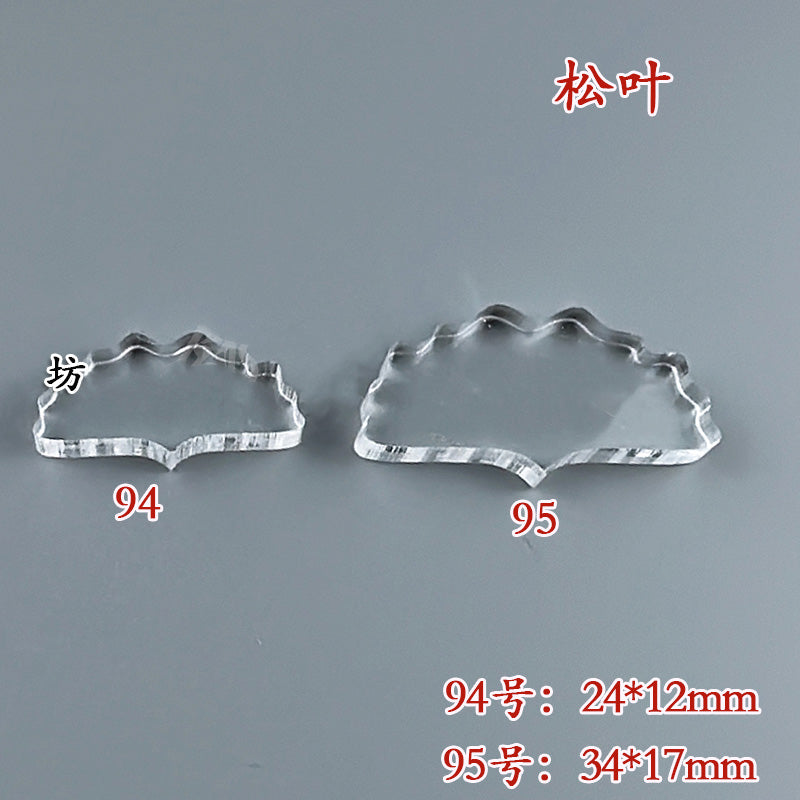 Clear Acrylic Wire Shaping Templates | Petal & Leaf Forms for Filigree Jewelry