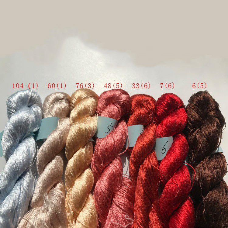400m Suzhou Embroidery Mulberry Silk Thread(^植语 400m*7)