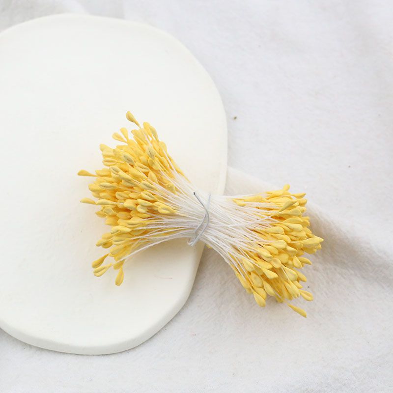 Flat-Head Malt Matte Stamens Flower Heart 3mm(扁头麦芽亚光)