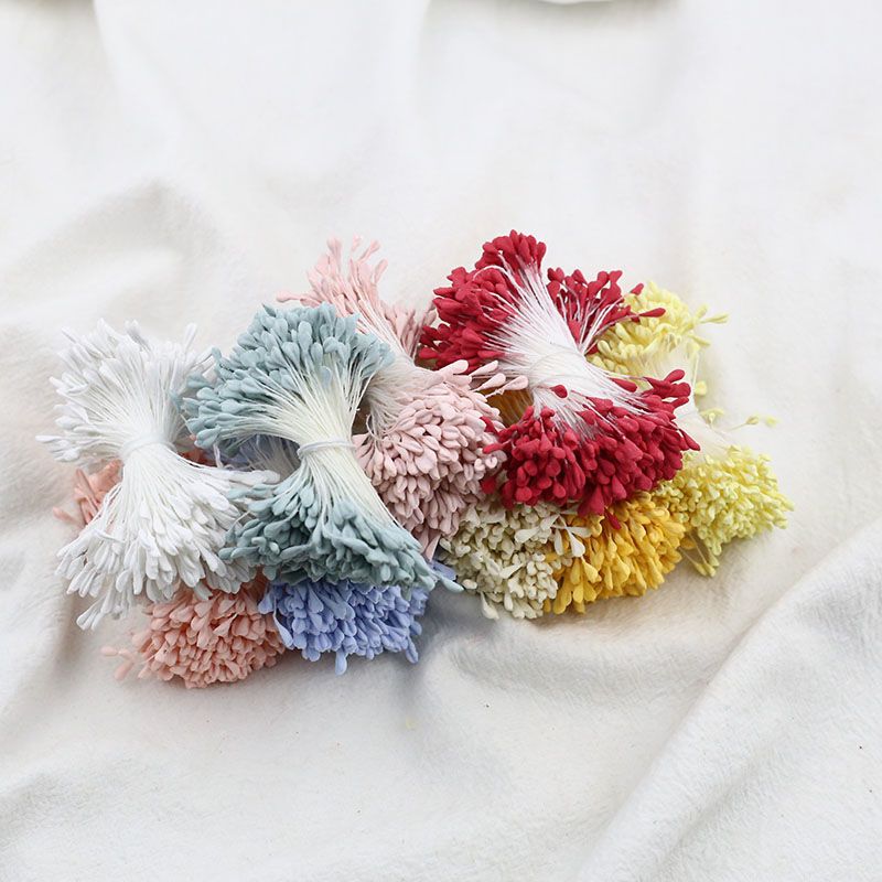 Flat-Head Malt Matte Stamens Flower Heart 3mm(扁头麦芽亚光)