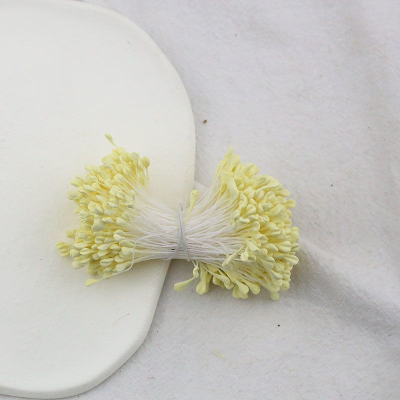 Flat-Head Malt Matte Stamens Flower Heart 3mm(扁头麦芽亚光)