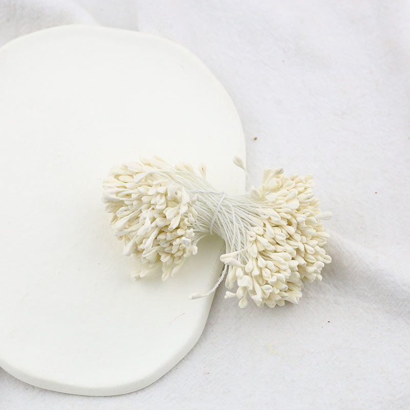 Flat-Head Malt Matte Stamens Flower Heart 3mm(扁头麦芽亚光)