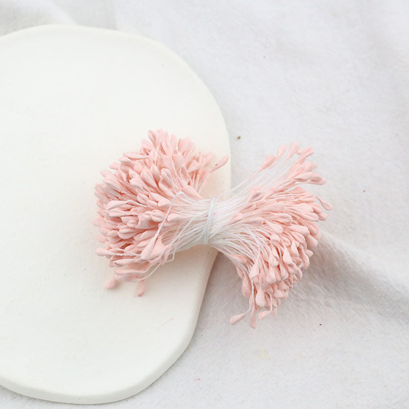 Flat-Head Malt Matte Stamens Flower Heart 3mm(扁头麦芽亚光)