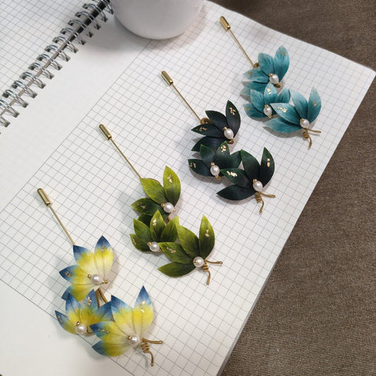 Dark Angel Bespoke Brooch-Silk Brooch(Ronghua)