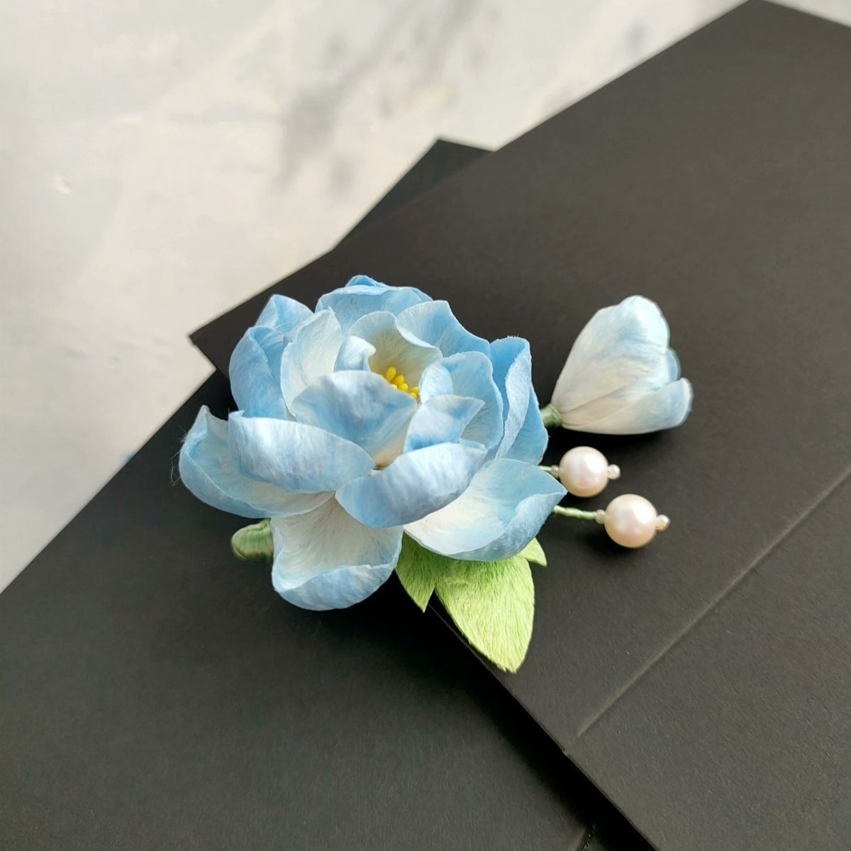 Handmade Hibiscus Ronghua Hairpin - Artisanal Silk Floral Headpiece