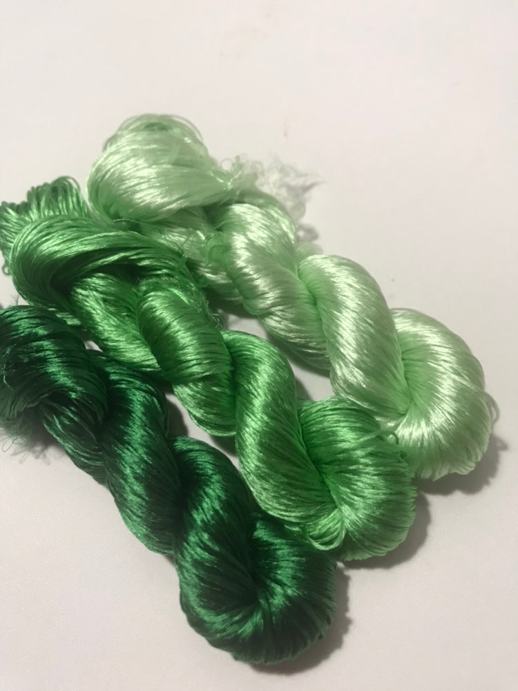 80m Suzhou Embroidery Untwisted Mulberry Silk Thread(#031(1-3) 80m*3)