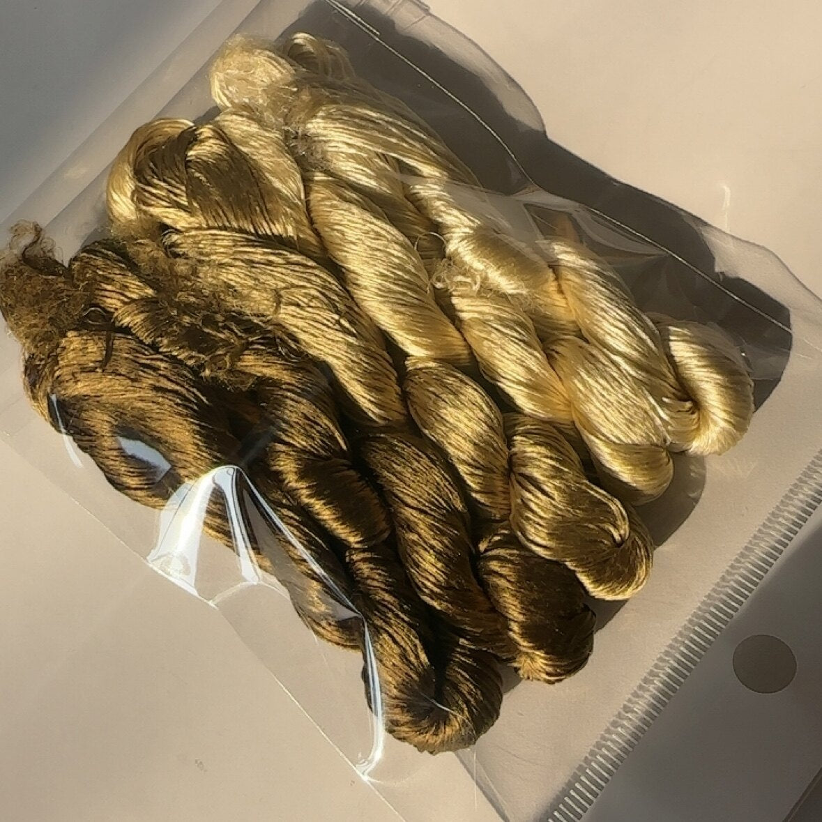 80m Suzhou Embroidery Untwisted Mulberry Silk Thread(#18 80m*5)