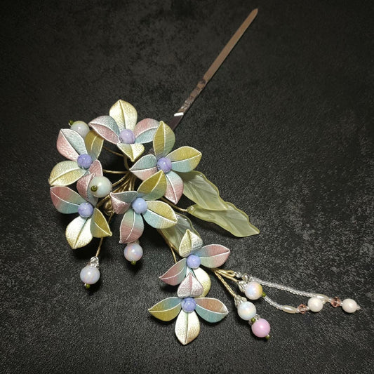 Flower Bespoke Hairpin - Silk Hairpin(Chanhua)