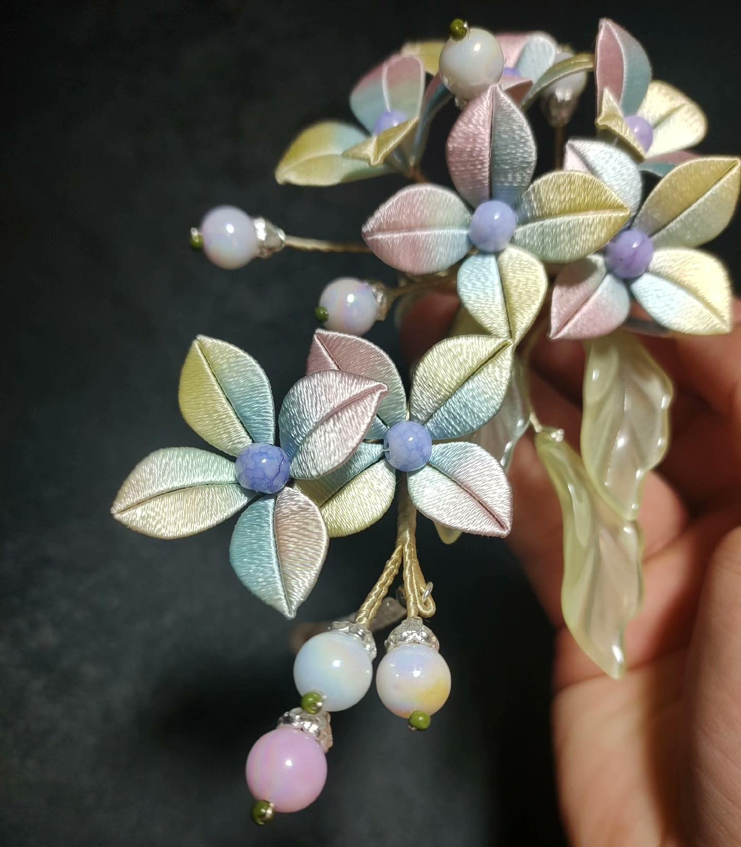 Flower Bespoke Hairpin - Silk Hairpin(Chanhua)