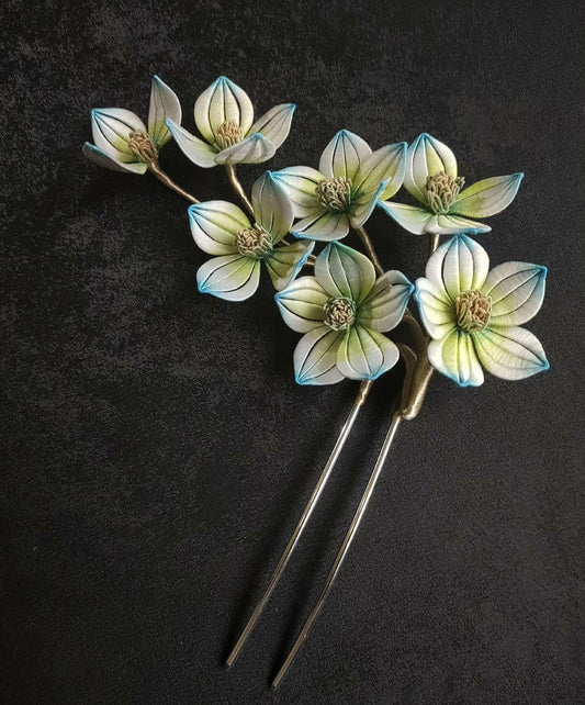 Flower Bespoke Hairpin - Silk Hairpin(Chanhua)