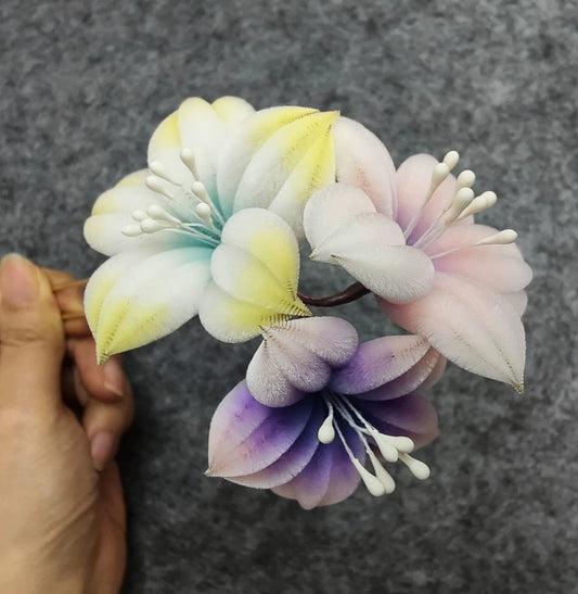 Flower Bespoke Hairpin - Silk Hairpin(Ronghua)