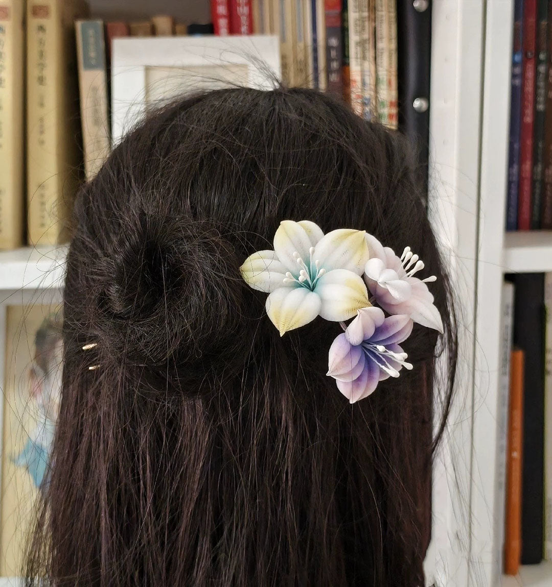 Flower Bespoke Hairpin - Silk Hairpin(Ronghua)