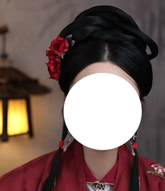 AB Style Rose Luoshen Bespoke Hairpin - Silk Hairpin(Ronghua)