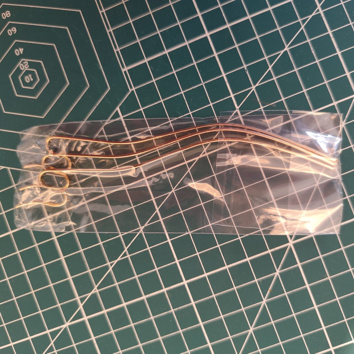 Serpentine Metal Hair Stick | DIY Hairpin Blank & Modern Updo Pin | 3 Hair Sticks