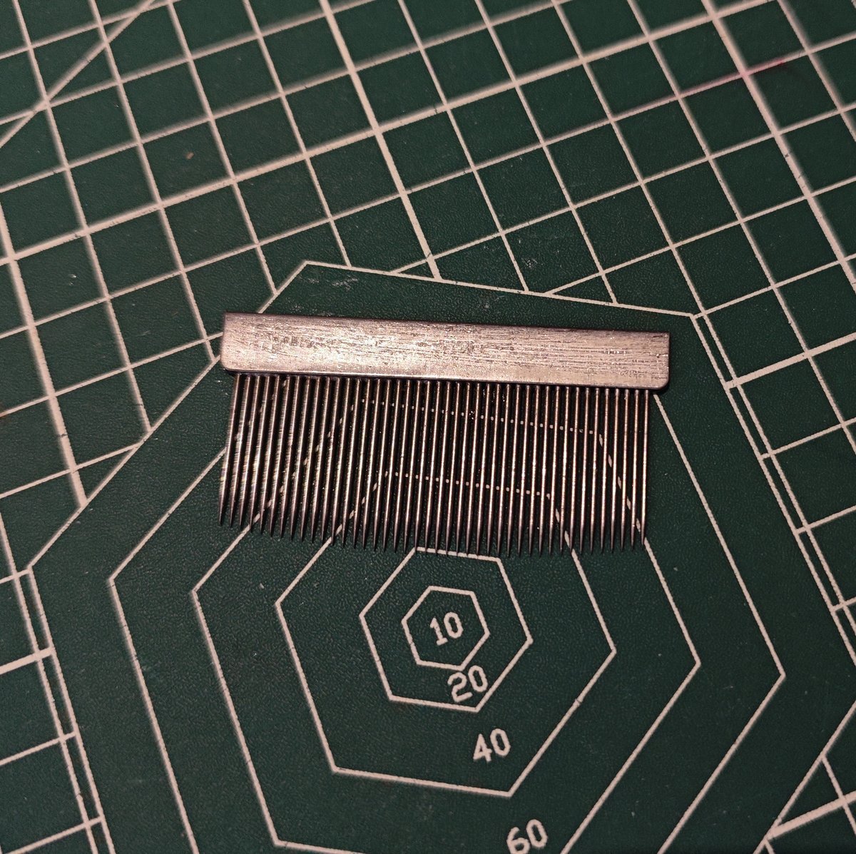 Crafting & DIY Essential: Dual-Density Mini Needle Comb/Slicker for Ronghua & Bristle Brush Cleaning