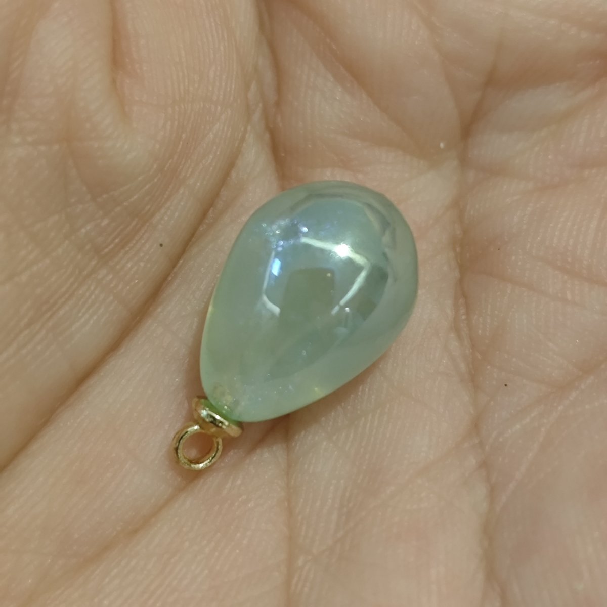 4 Pieces HB006(A) Starry Candy Teardrop Charms – Colorful ABS Pendants for DIY Jewelry, Ronghua & Chanhua