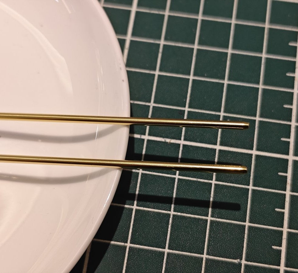 Copper Hair Stick Set – Floral Filigree, 140mm(祥云款)