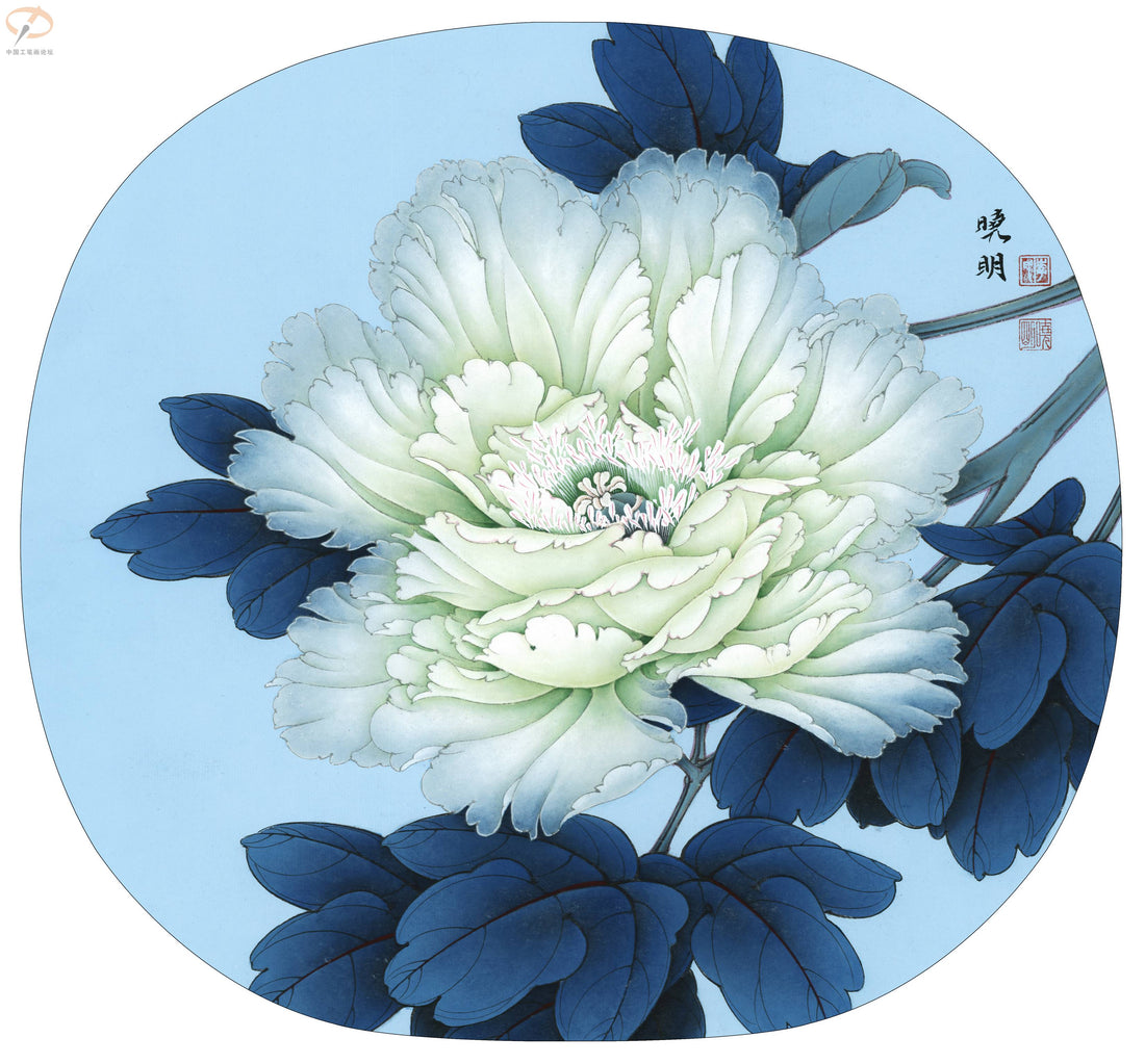White Peony: A Journey Through Traditional Chinese Drawing Technique