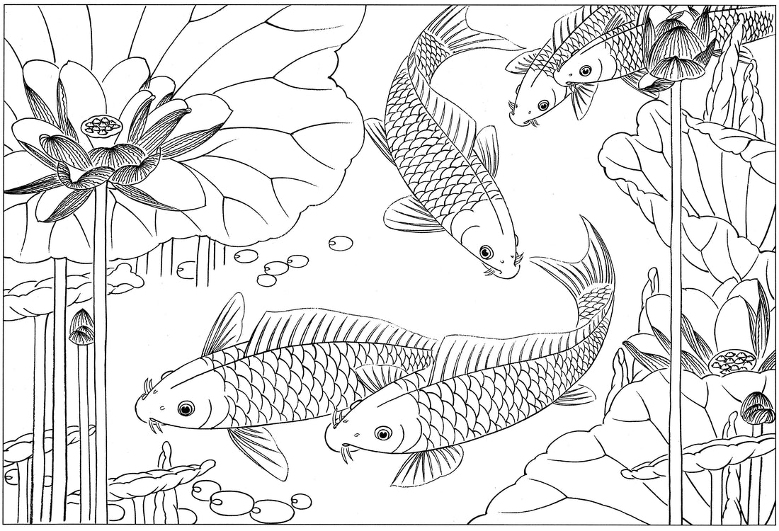 Graceful Depths: Appreciating Fish in Chinese Drawing Technique