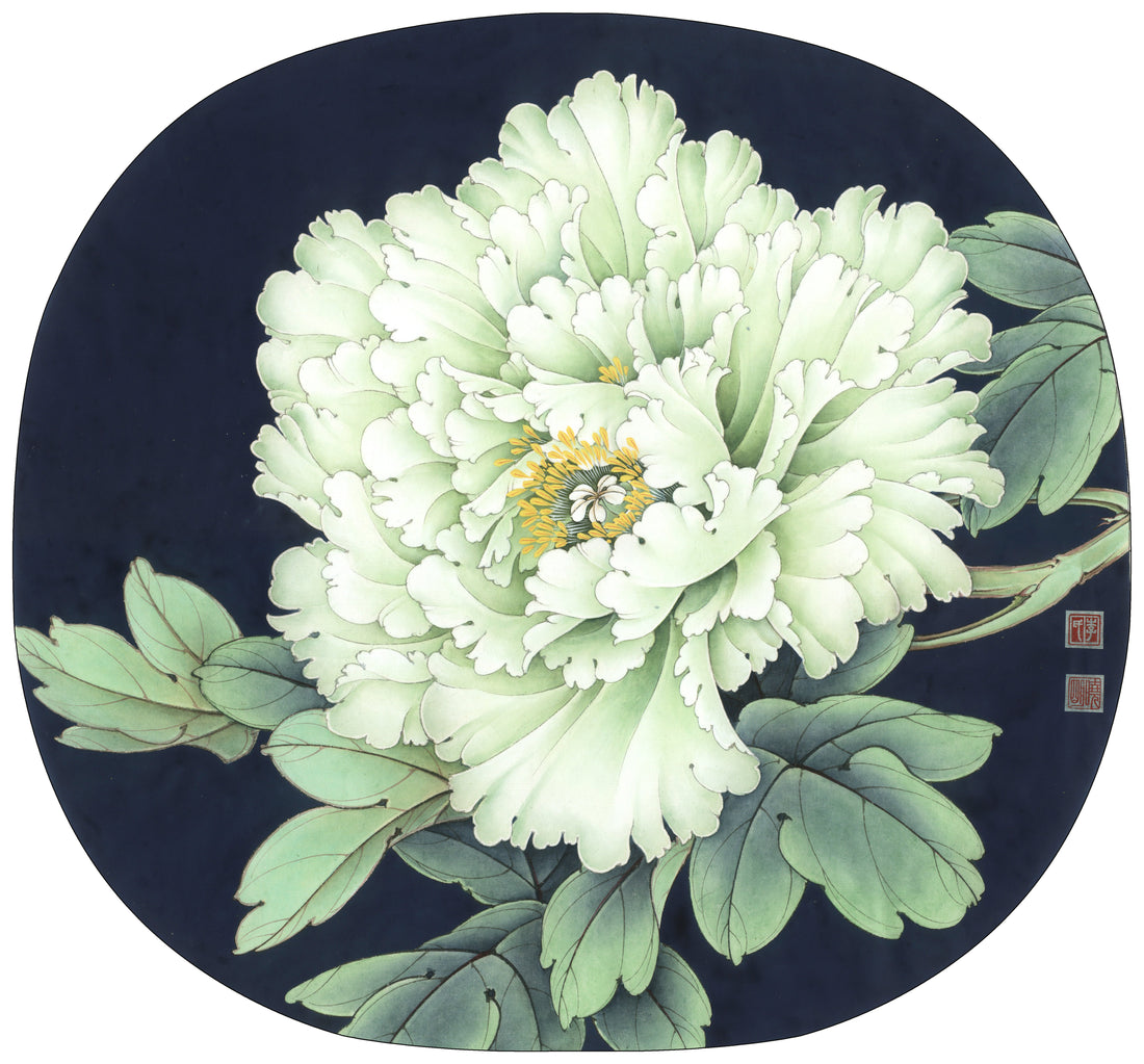 Fragrant Bloom: The Allure of Peonies in Chinese Brushwork