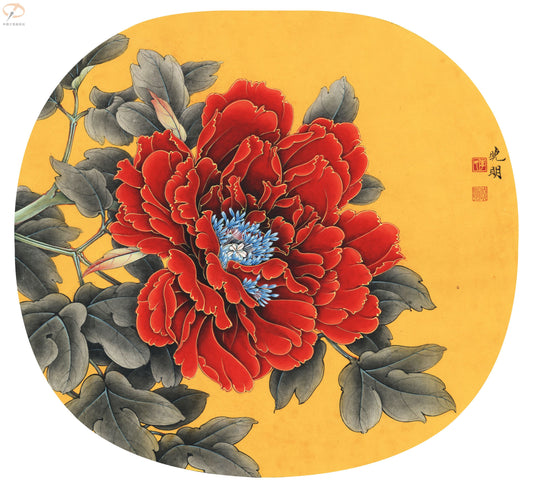 The Vermilion Peony: A Journey Through Traditional Chinese Drawing Techniques