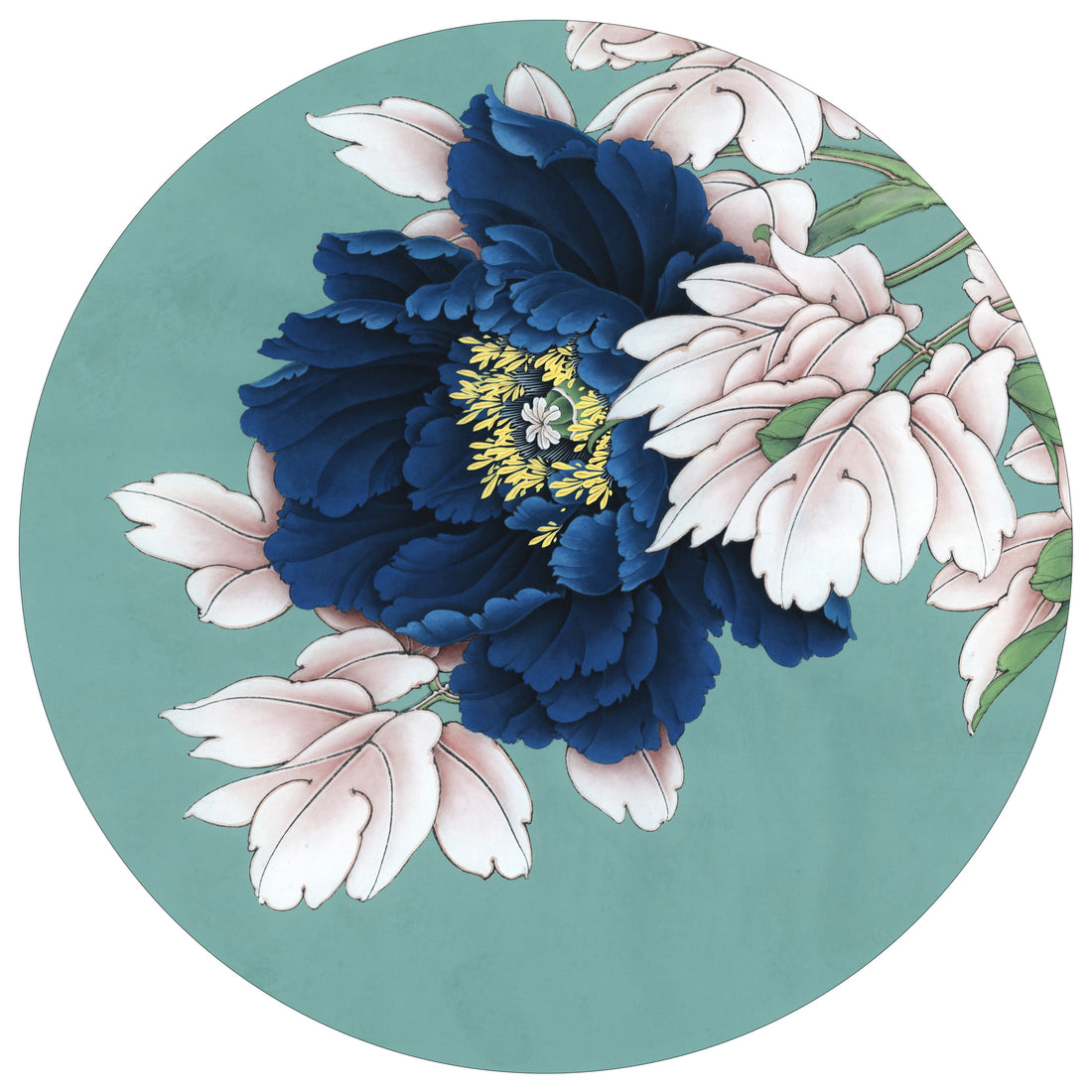 The Azure Peony: A Journey Through Traditional Chinese Painting Techniques