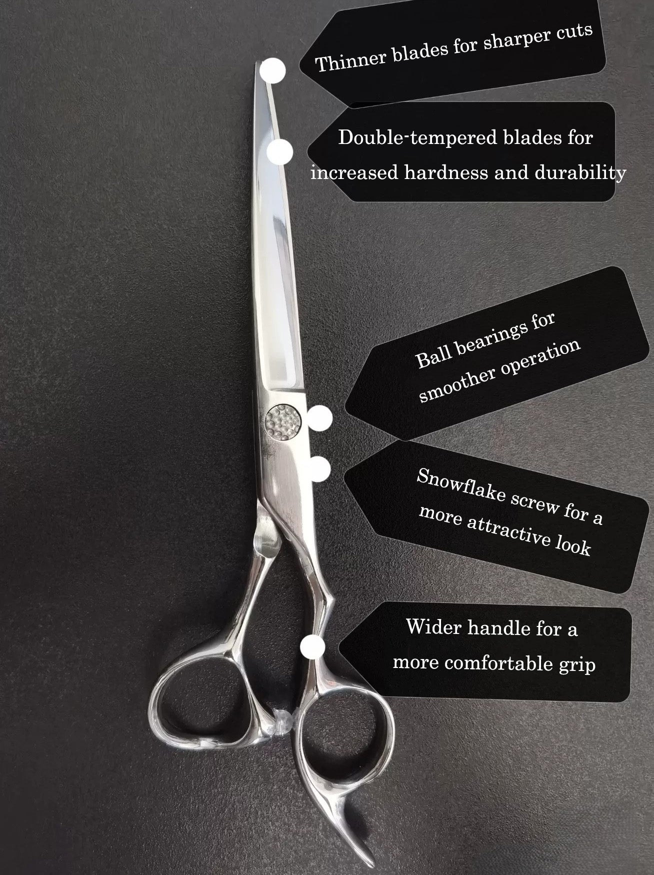 Peach Ronghua Scissors - Specially Designed for Ronghua Tapering