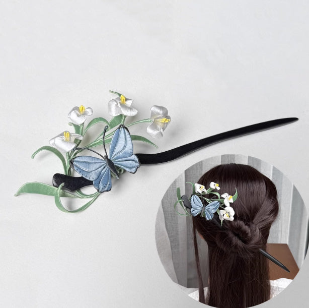Xianglan Hairpin Chanhua Materials Flowers DIY Kit - Include Detailed Video Tutorial