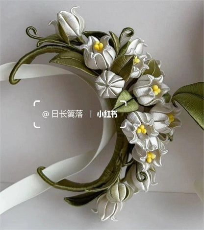 Bell Orchid Bespoke Corsage - Silk Corsage(Chanhua)