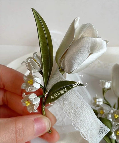 Tulip Bespoke Corsage - Silk Corsage(Chanhua)