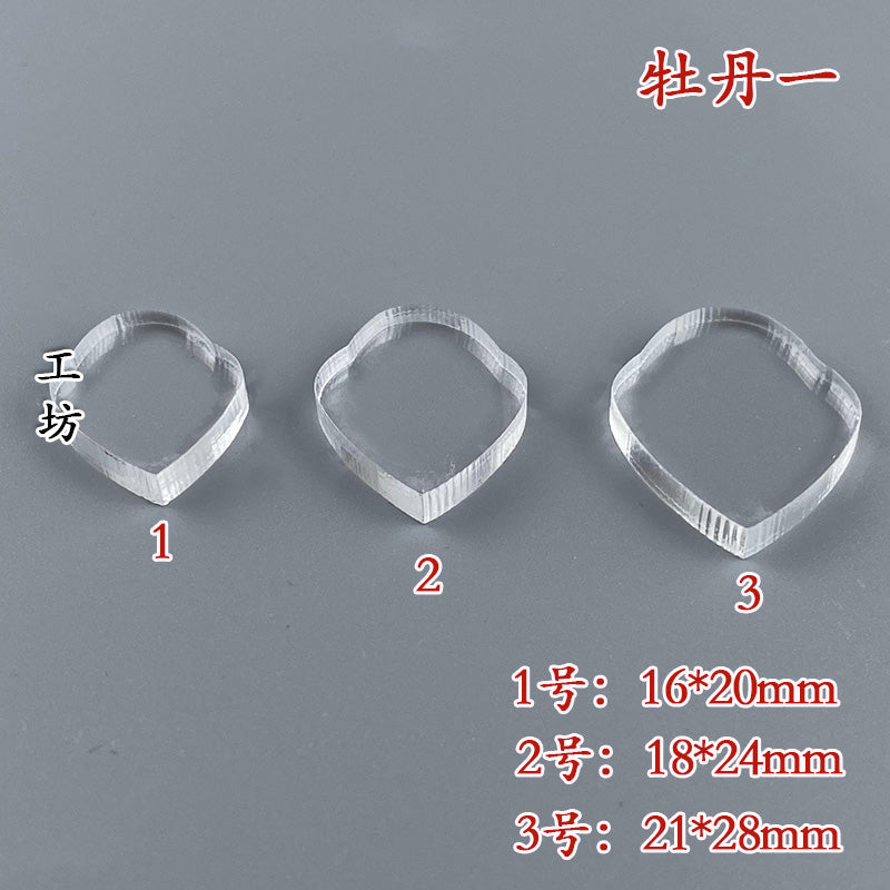 Clear Acrylic Wire Shaping Templates | Petal & Leaf Forms for Filigree Jewelry