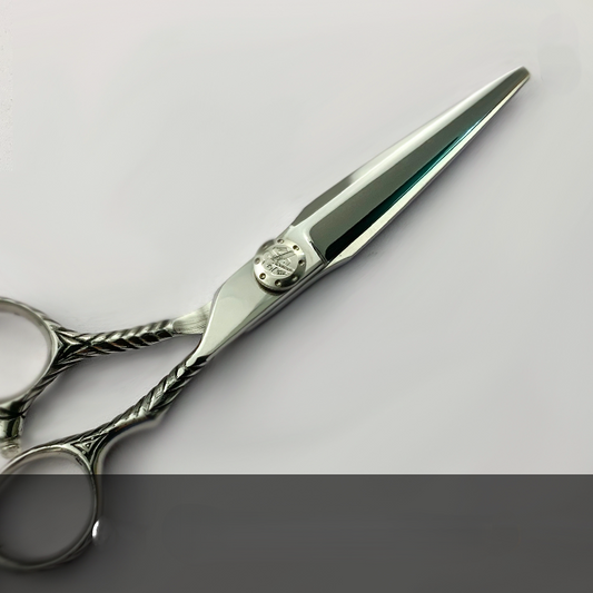 Basic Huajia Ronghua Tapering Scissors, 17.5cm 66g, versatile craft scissors for Ronghua tapering, hair cutting, office use, and general crafting