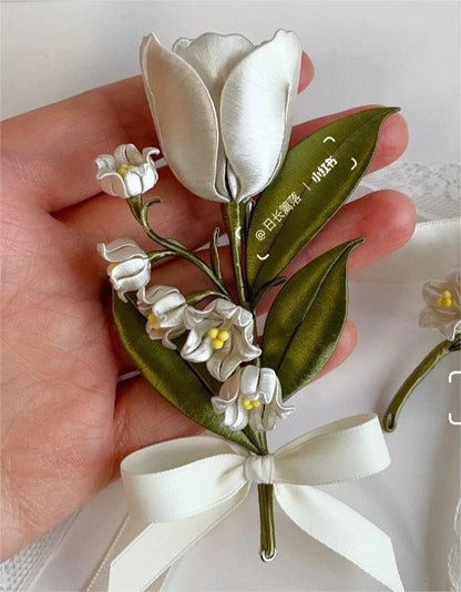 Tulip Bespoke Corsage - Silk Corsage(Chanhua)