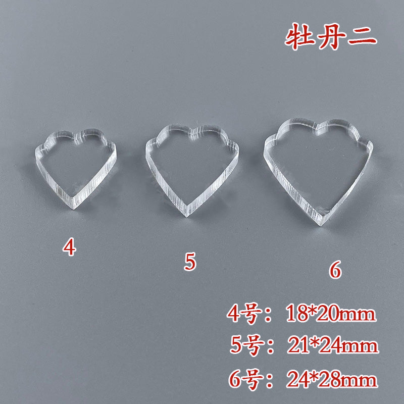 Clear Acrylic Wire Shaping Templates | Petal & Leaf Forms for Filigree Jewelry