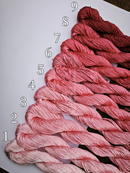 10g Suzhou Embroidery Thick Filament Slightly Twisted Mulberry Silk Thread(美人祭)