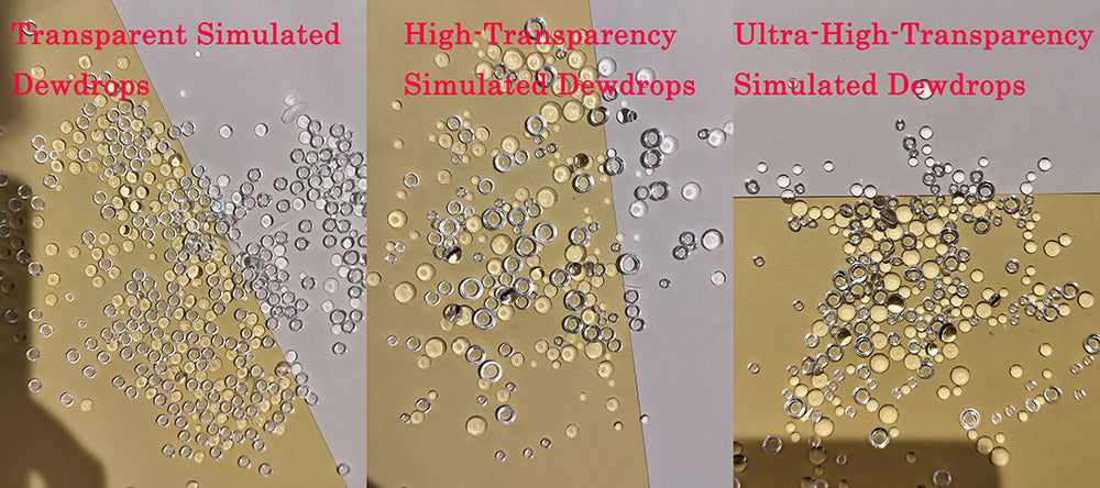 Transparent Simulated Dewdrops - Chanhua And Ronghua Material