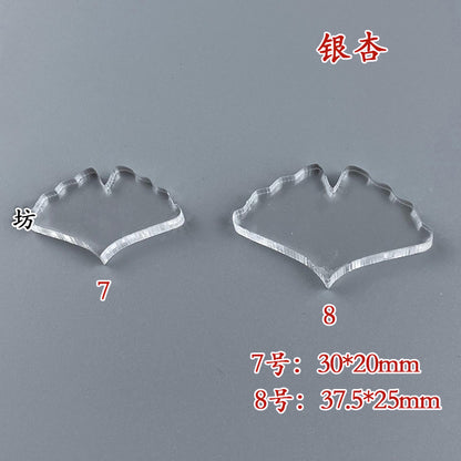 Clear Acrylic Wire Shaping Templates | Petal & Leaf Forms for Filigree Jewelry