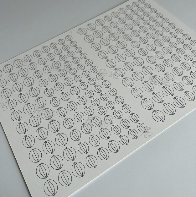 JY DIY Chanhua Paper Template for Traditional Hair Accessories - Small size Series